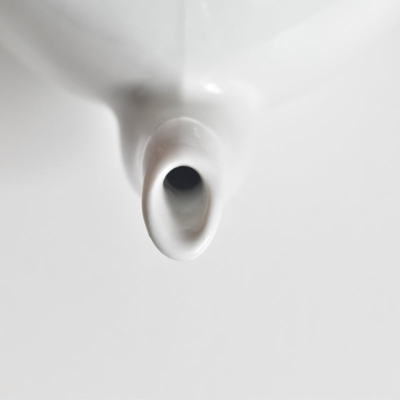 Vintage Porcelain Teapot - White