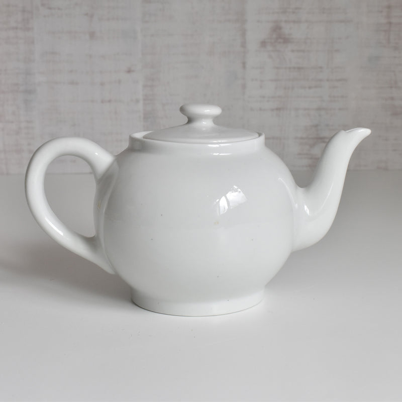 Vintage Porcelain Teapot - White