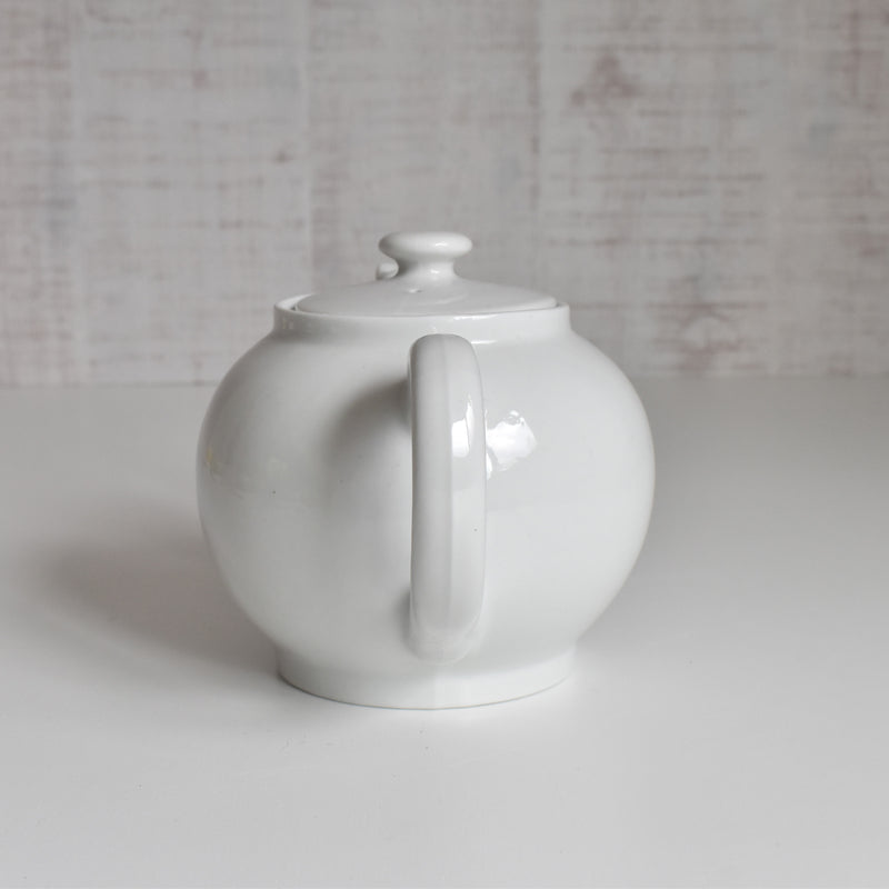 Vintage Porcelain Teapot - White
