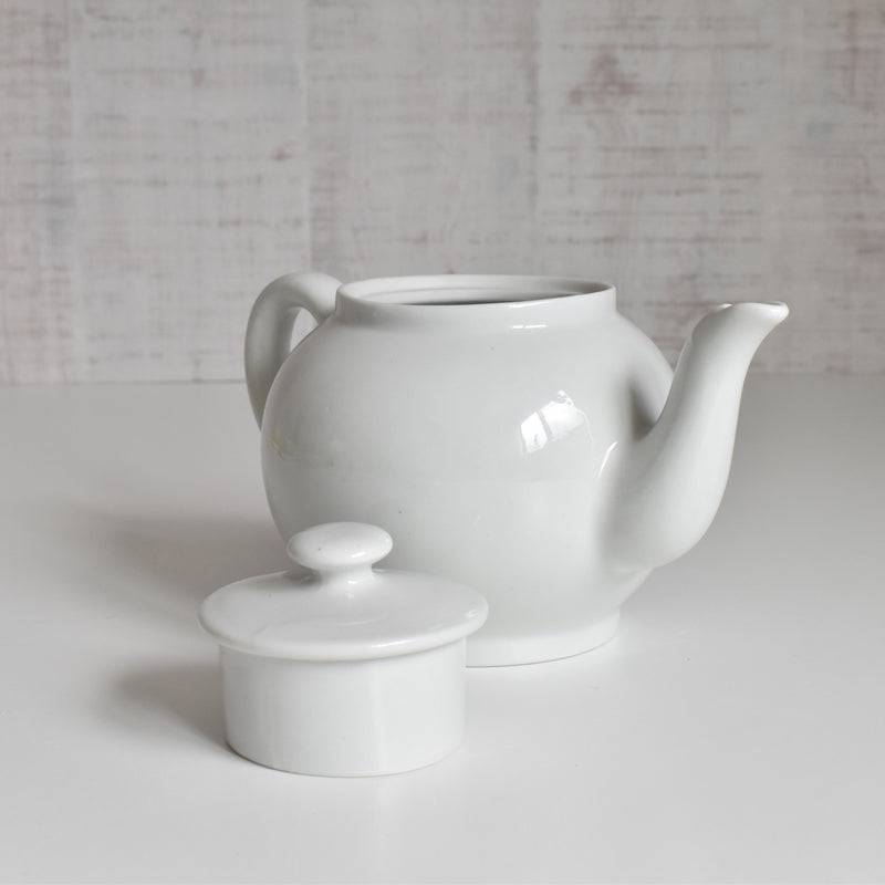 Vintage Porcelain Teapot - White