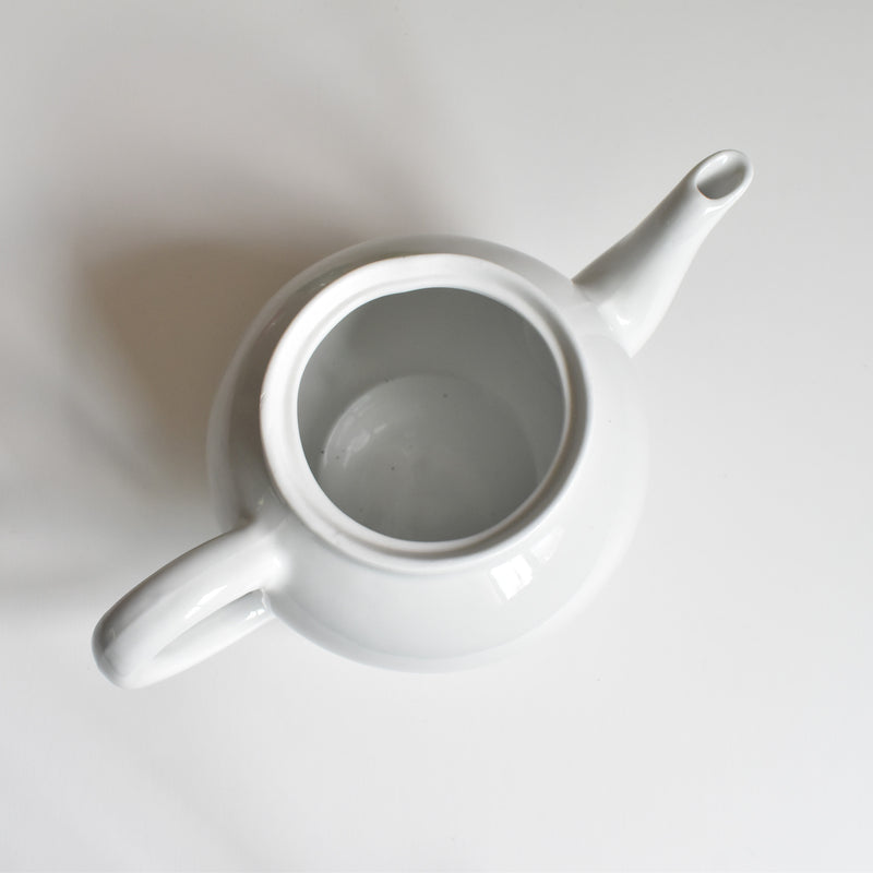Vintage Porcelain Teapot - White