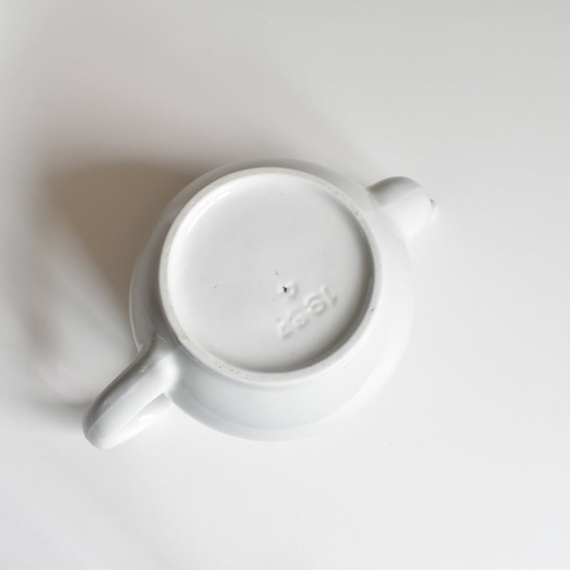 Vintage Porcelain Teapot - White