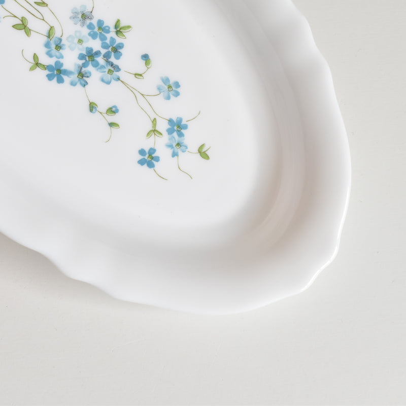 Vintage Arcopal Myosotis (Forget-Me-Not) Raviere B