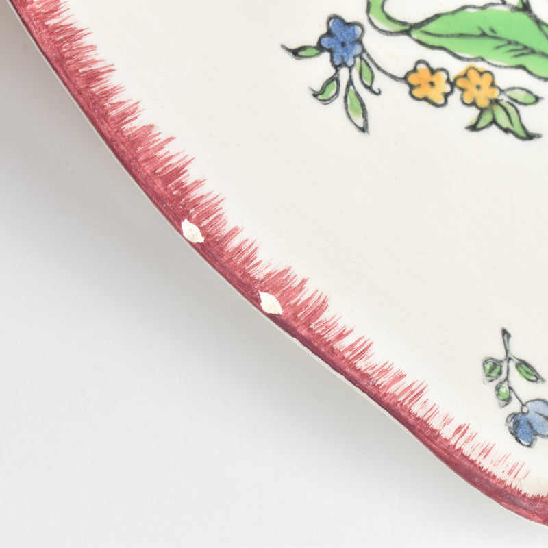 Vintage French Ceramic Platter Gien Lorraine
