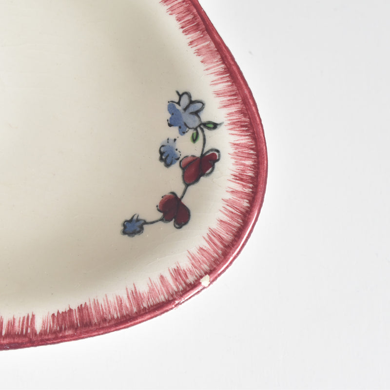 Vintage French Ceramic Platter Gien Lorraine