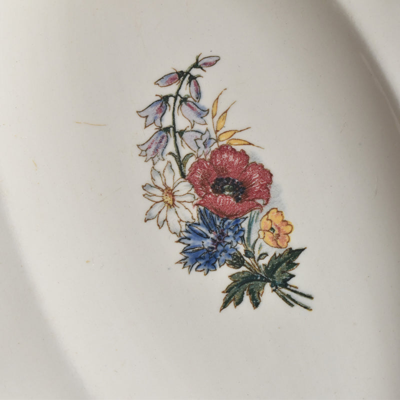 Vintage Digoin & Sarreguemines Agreste Divided Serving Dish