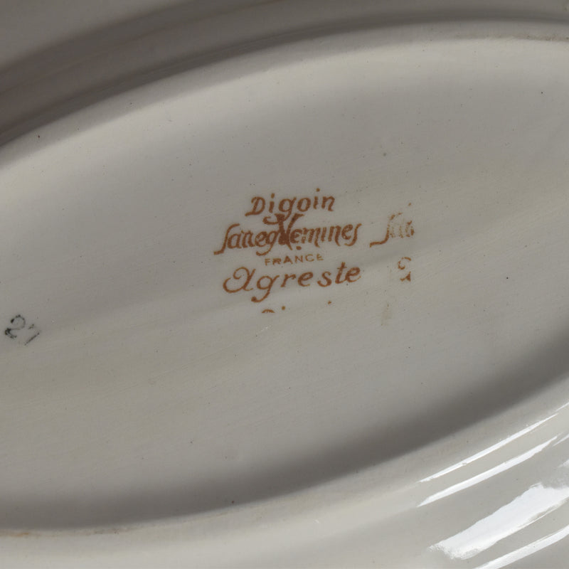 Vintage Raviers Digoin & Sarreguemines Agreste (Agreste) B