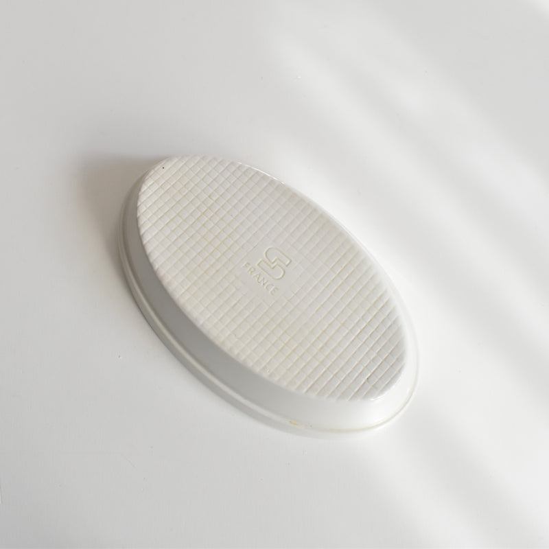 Vintage Small Oval Dish Sarreguemines