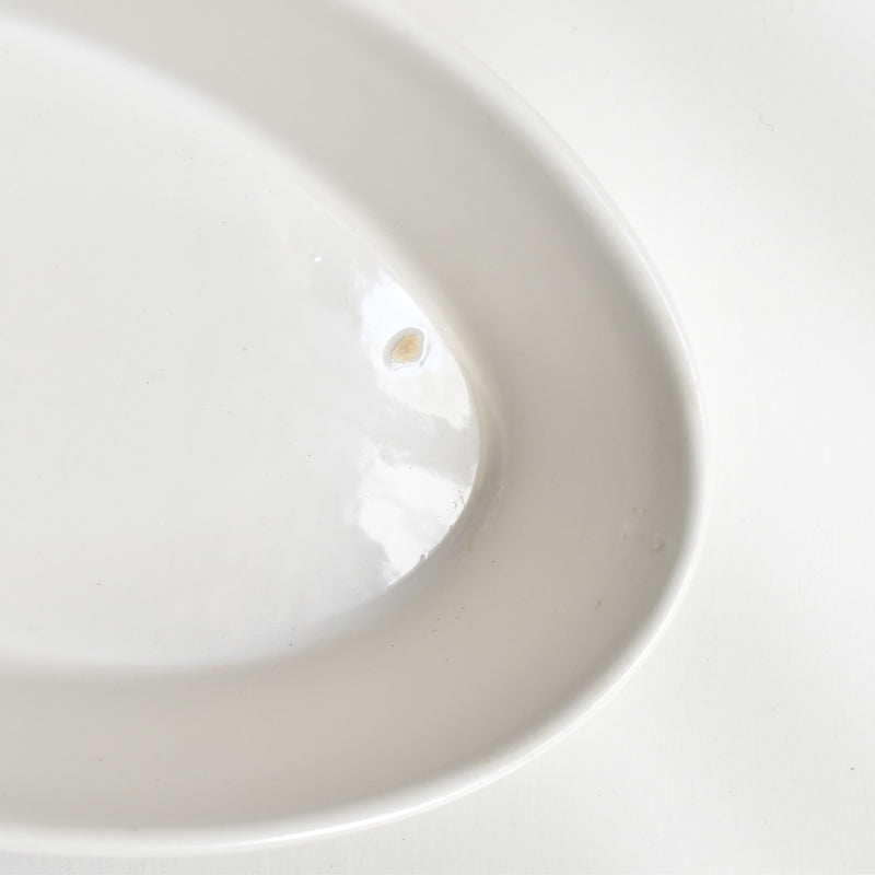 Vintage Small Oval Dish Sarreguemines