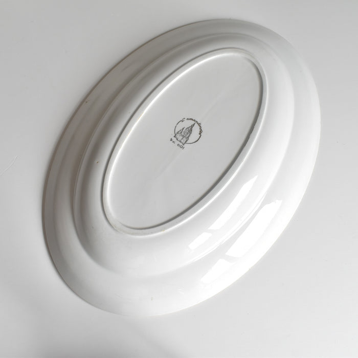 ヴィンテージオーヴァル大皿 サンタマン VE601