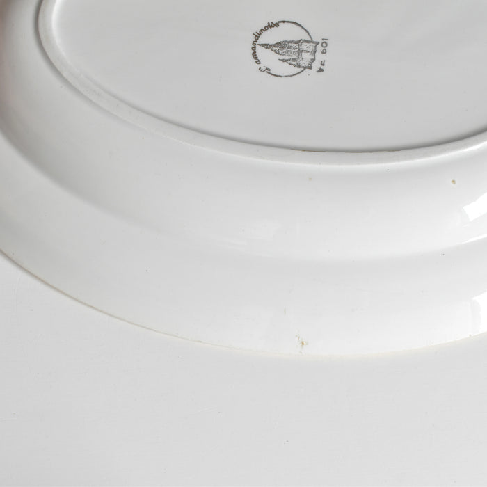 ヴィンテージオーヴァル大皿 サンタマン VE601