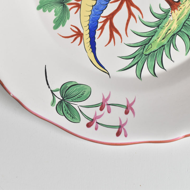 Vintage Plate Saint-Clément Bird