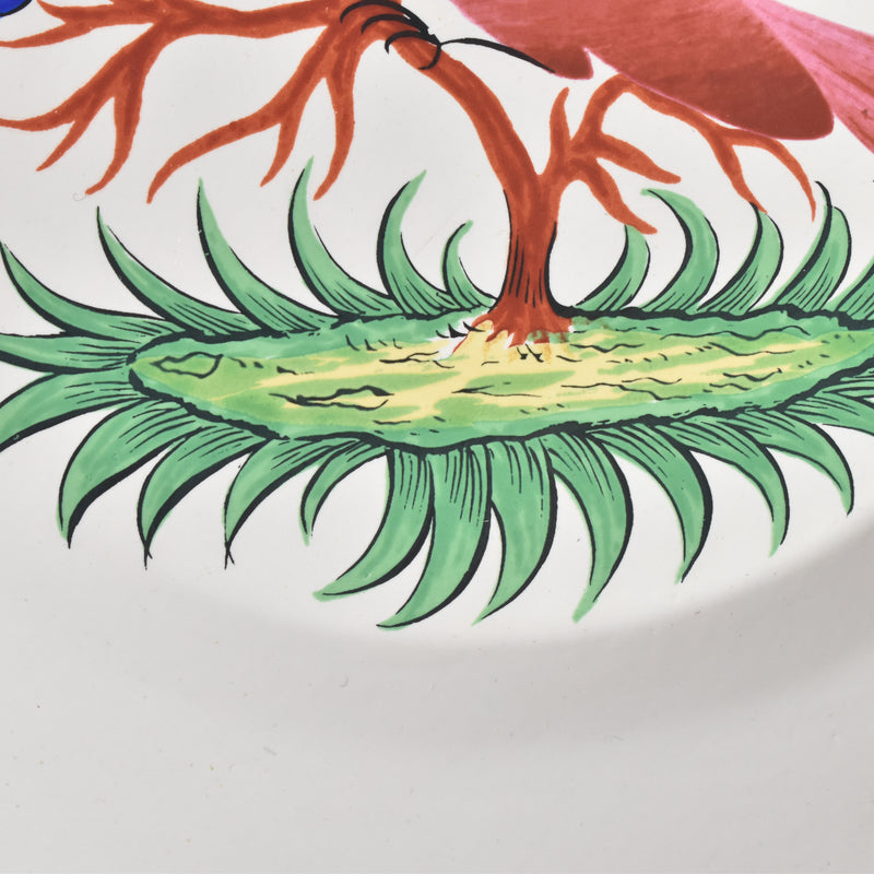 Vintage Plate Saint-Clément Bird