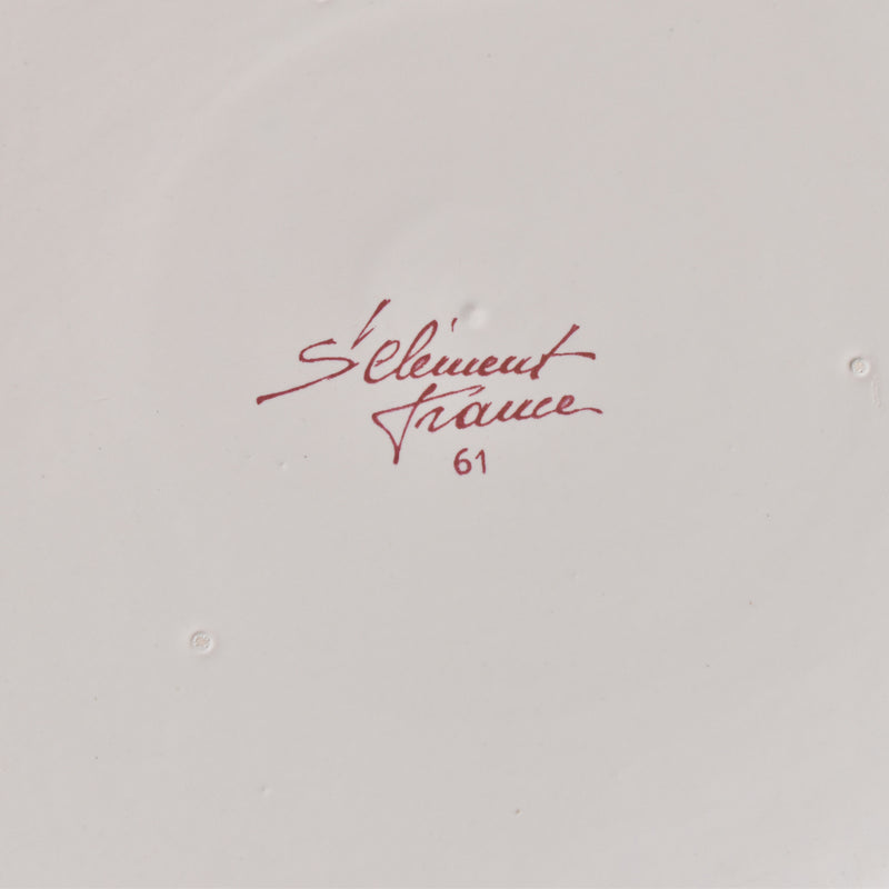 Vintage Plate Saint-Clément Bird