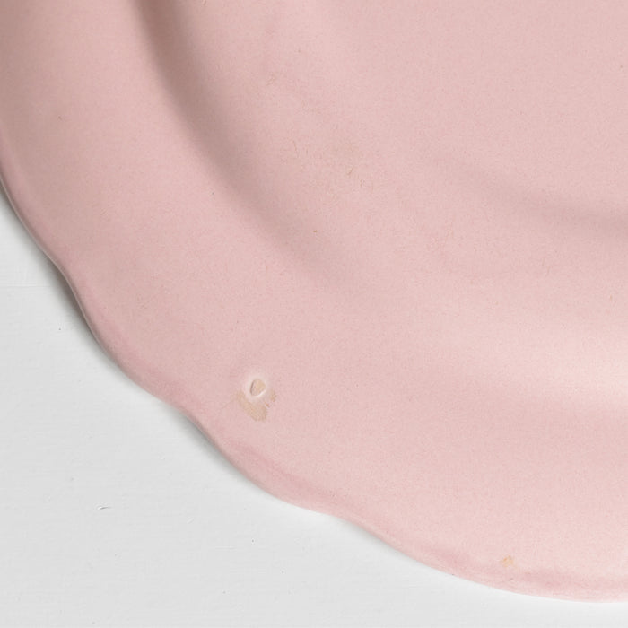 ヴィンテージプレート サラン 花リム ピンク A