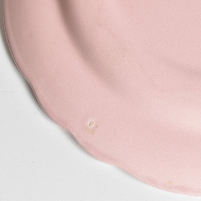 ヴィンテージプレート サラン 花リム ピンク A