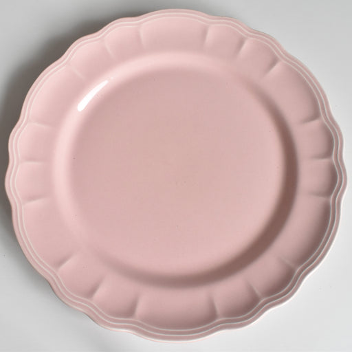 ヴィンテージプレート サラン 花リム ピンク B