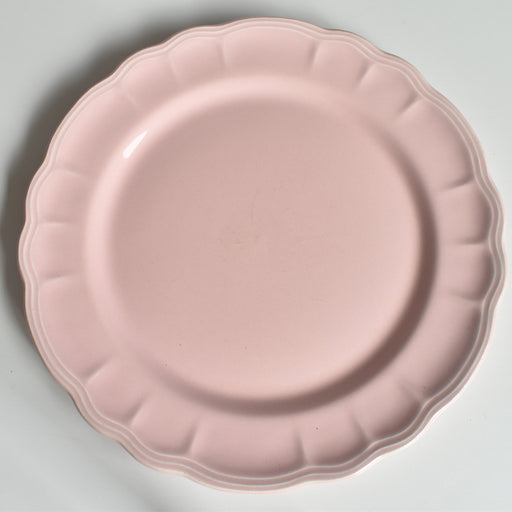 ヴィンテージプレート サラン 花リム ピンク C