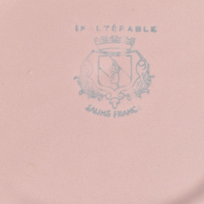 ヴィンテージプレート サラン 花リム ピンク C