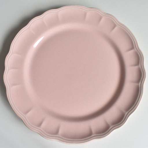 ヴィンテージプレート サラン 花リム ピンク E