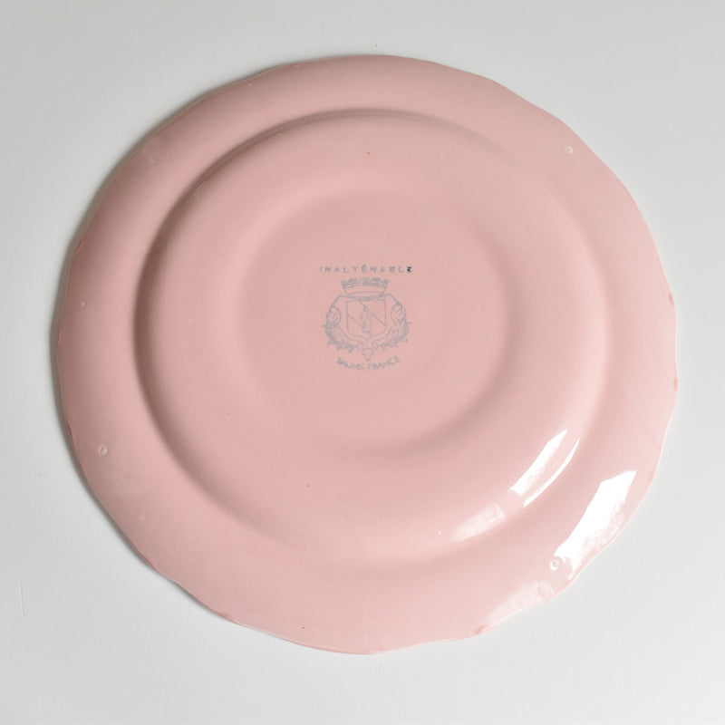（ご予約済み）　ヴィンテージプレート　サラン　ピンク　2枚セット