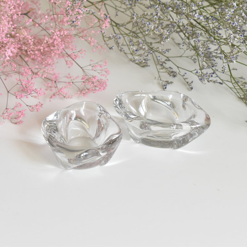 ヴィンテージ クリスタルガラス ソルト＆ペッパー バイェル