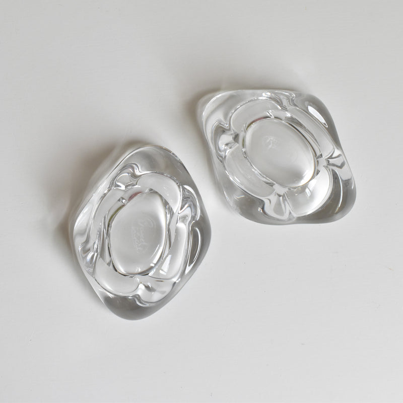 ヴィンテージ クリスタルガラス ソルト＆ペッパー バイェル