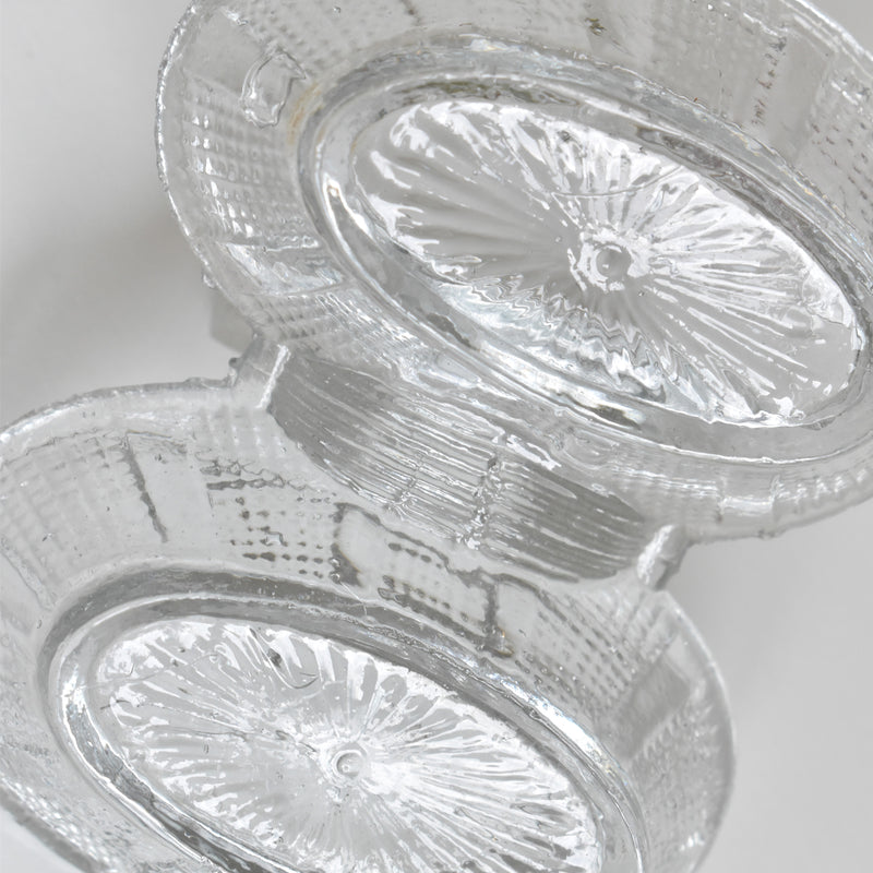 ヴィンテージ ソルト＆ペッパー プレスガラス A