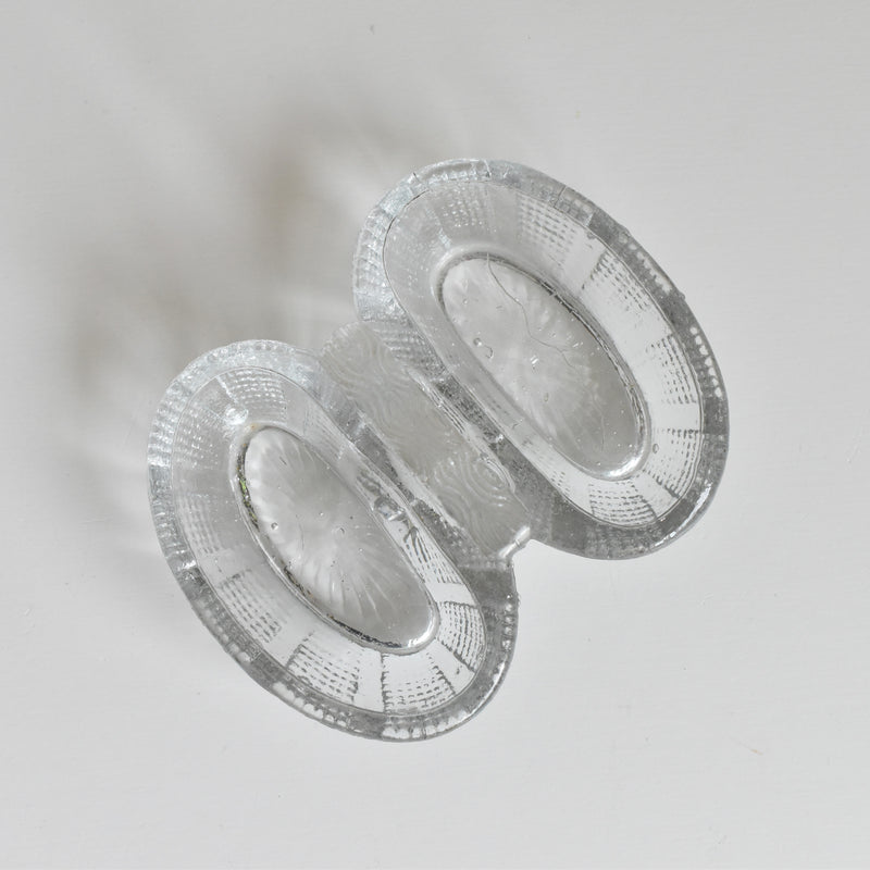 ヴィンテージ ソルト＆ペッパー プレスガラス A