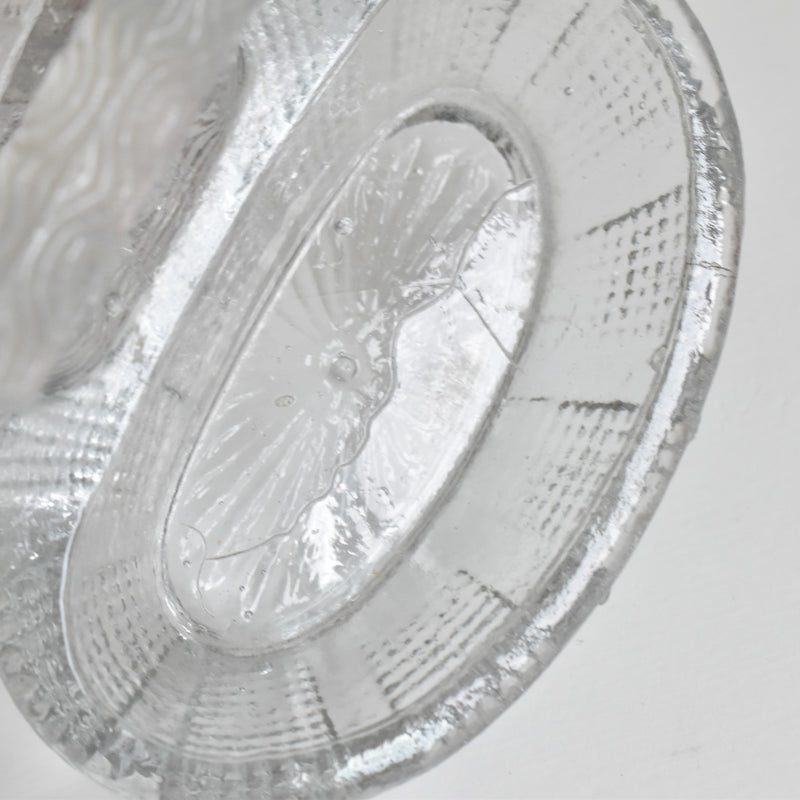 ヴィンテージ ソルト＆ペッパー プレスガラス A