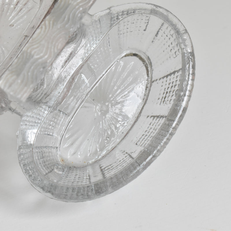 ヴィンテージ ソルト＆ペッパー プレスガラス A