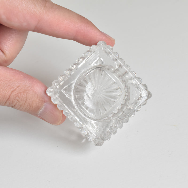 ヴィンテージ ソルト＆ペッパー プレスガラス C