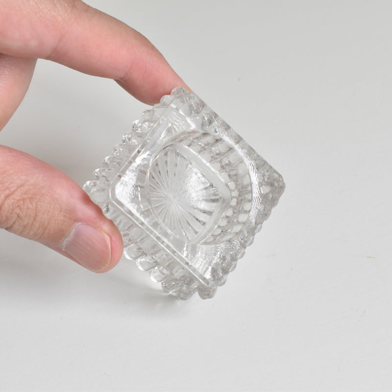 ヴィンテージ ソルト＆ペッパー プレスガラス C