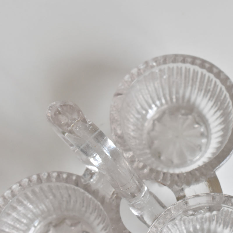 ヴィンテージ ソルト＆ペッパー プレスガラス OULLINS (ウーラン）