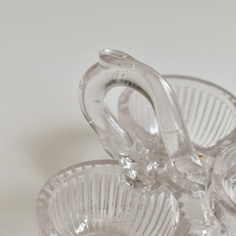 ヴィンテージ ソルト＆ペッパー プレスガラス OULLINS (ウーラン）