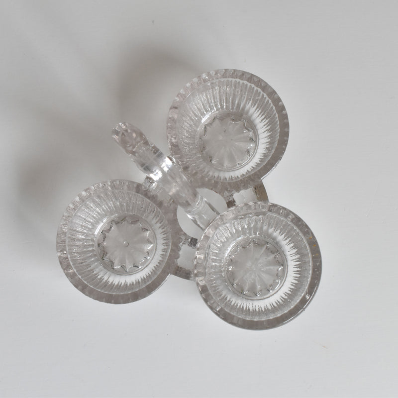 ヴィンテージ ソルト＆ペッパー プレスガラス OULLINS (ウーラン）