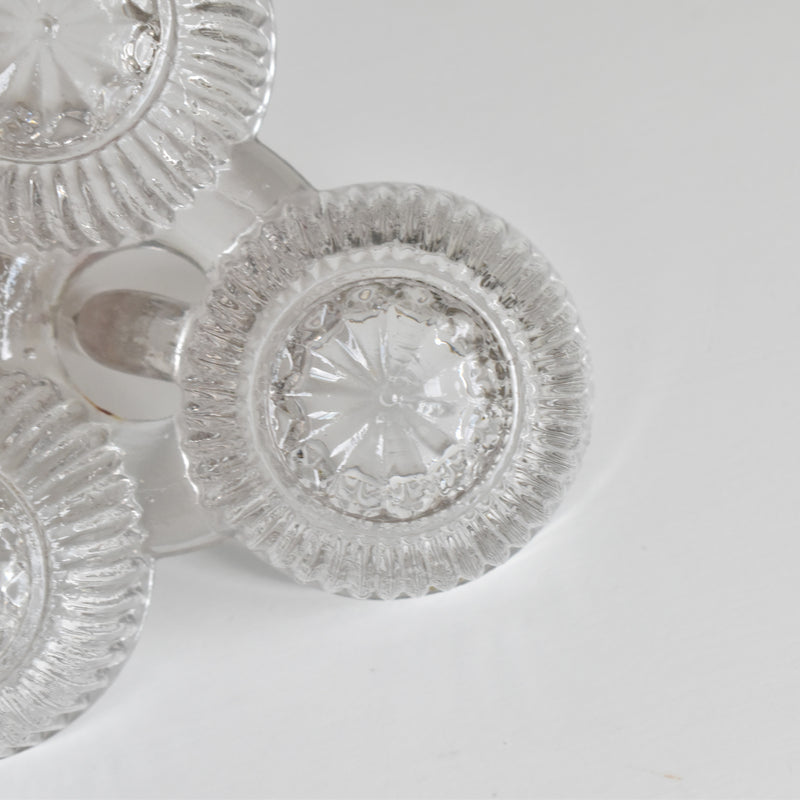 ヴィンテージ ソルト＆ペッパー プレスガラス OULLINS (ウーラン）