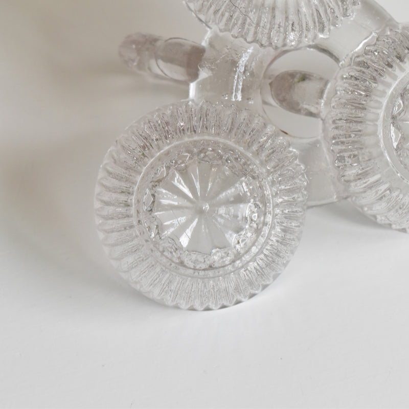 ヴィンテージ ソルト＆ペッパー プレスガラス OULLINS (ウーラン）