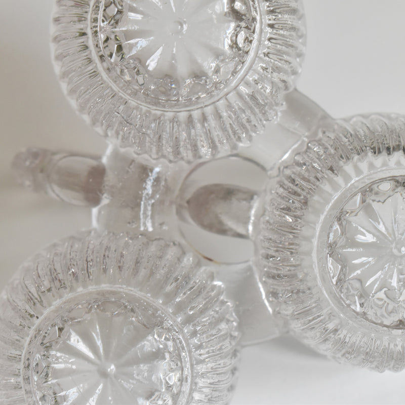 ヴィンテージ ソルト＆ペッパー プレスガラス OULLINS (ウーラン）