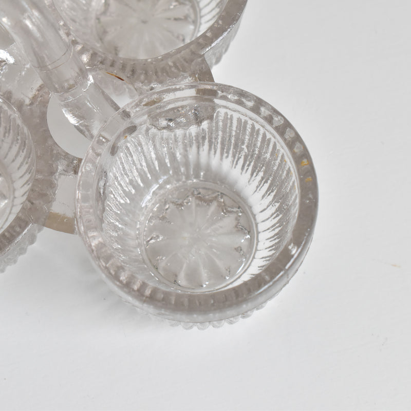 ヴィンテージ ソルト＆ペッパー プレスガラス OULLINS (ウーラン）