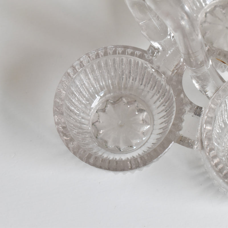 ヴィンテージ ソルト＆ペッパー プレスガラス OULLINS (ウーラン）