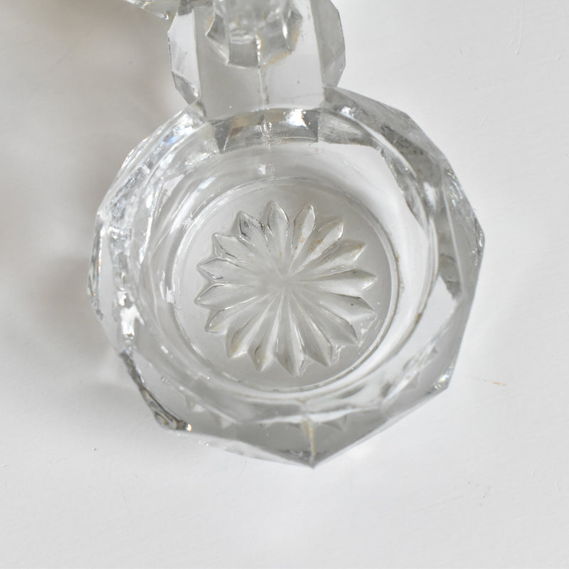 Vintage Salt & Pepper Shakers, Pressed Glass, PORTIEUX