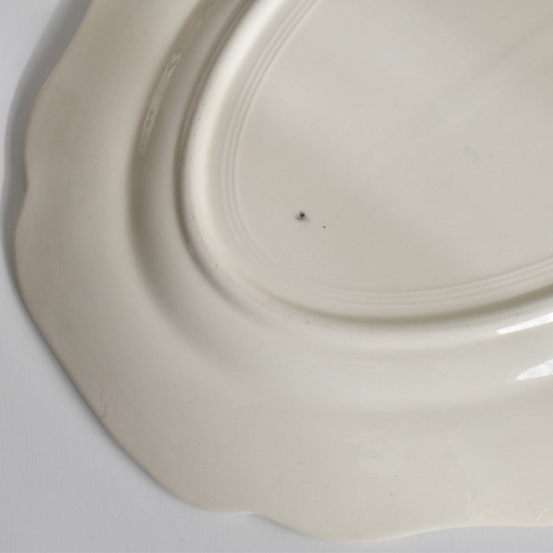 Vintage Oval Plate, Digoin & Sarreguemines, Agreste
