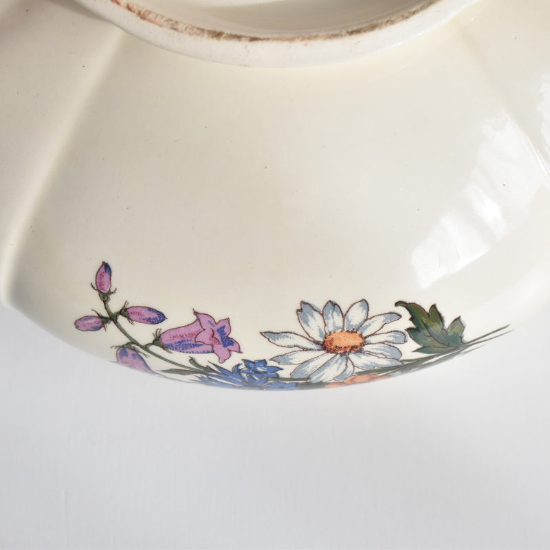 Vintage Small Salad Bowl Digoin & Sarreguemines Agreste