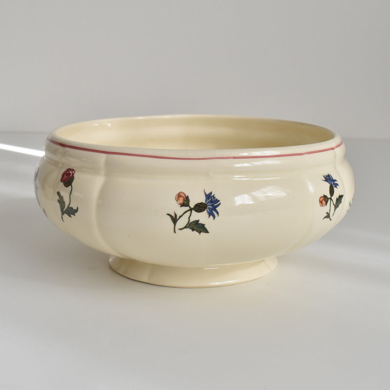 Vintage Small Salad Bowl Digoin & Sarreguemines Agreste