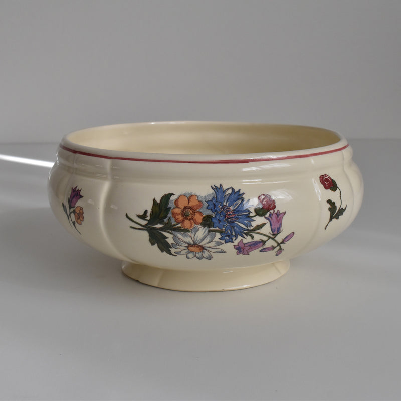 Vintage Small Salad Bowl Digoin & Sarreguemines Agreste