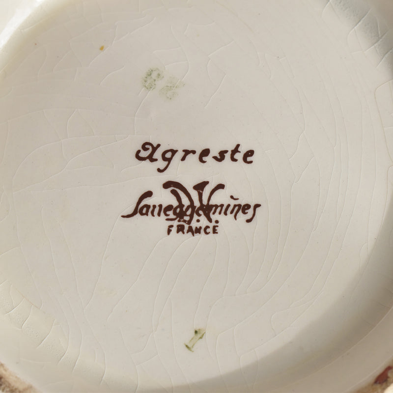 Vintage Small Soup Tureen (Vegetable Dish) Digoin & Sarreguemines Agreste