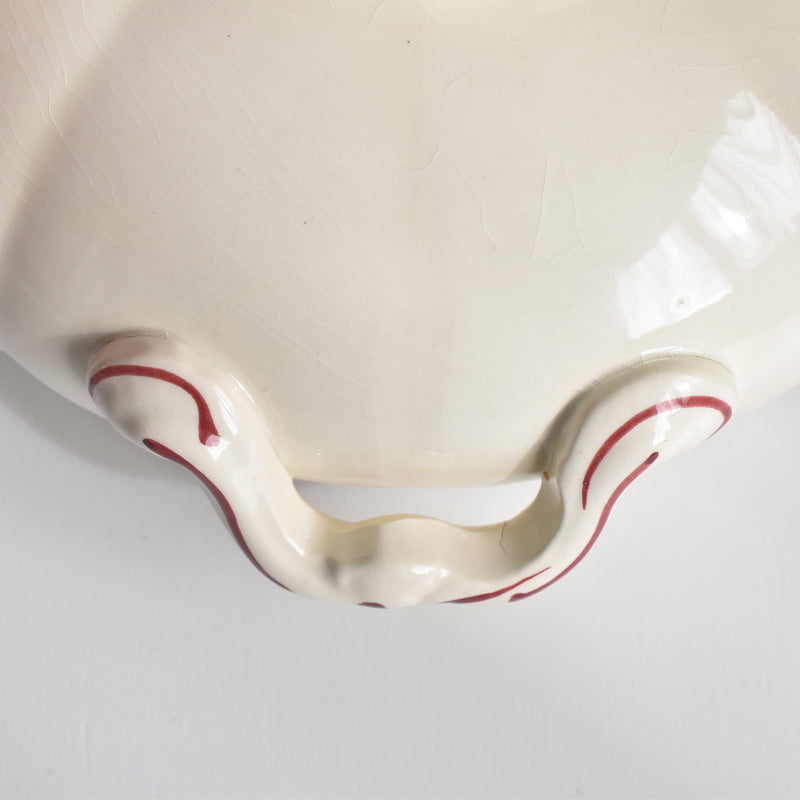 Vintage Small Soup Tureen (Vegetable Dish) Digoin & Sarreguemines Agreste