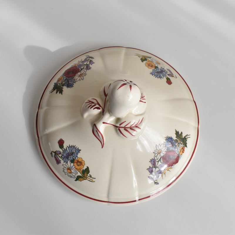 Vintage Small Soup Tureen (Vegetable Dish) Digoin & Sarreguemines Agreste