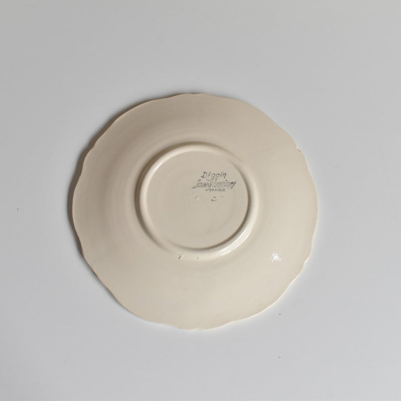 Vintage Cup & Saucer Digoin & Sarreguemines Arromanches 9210 A